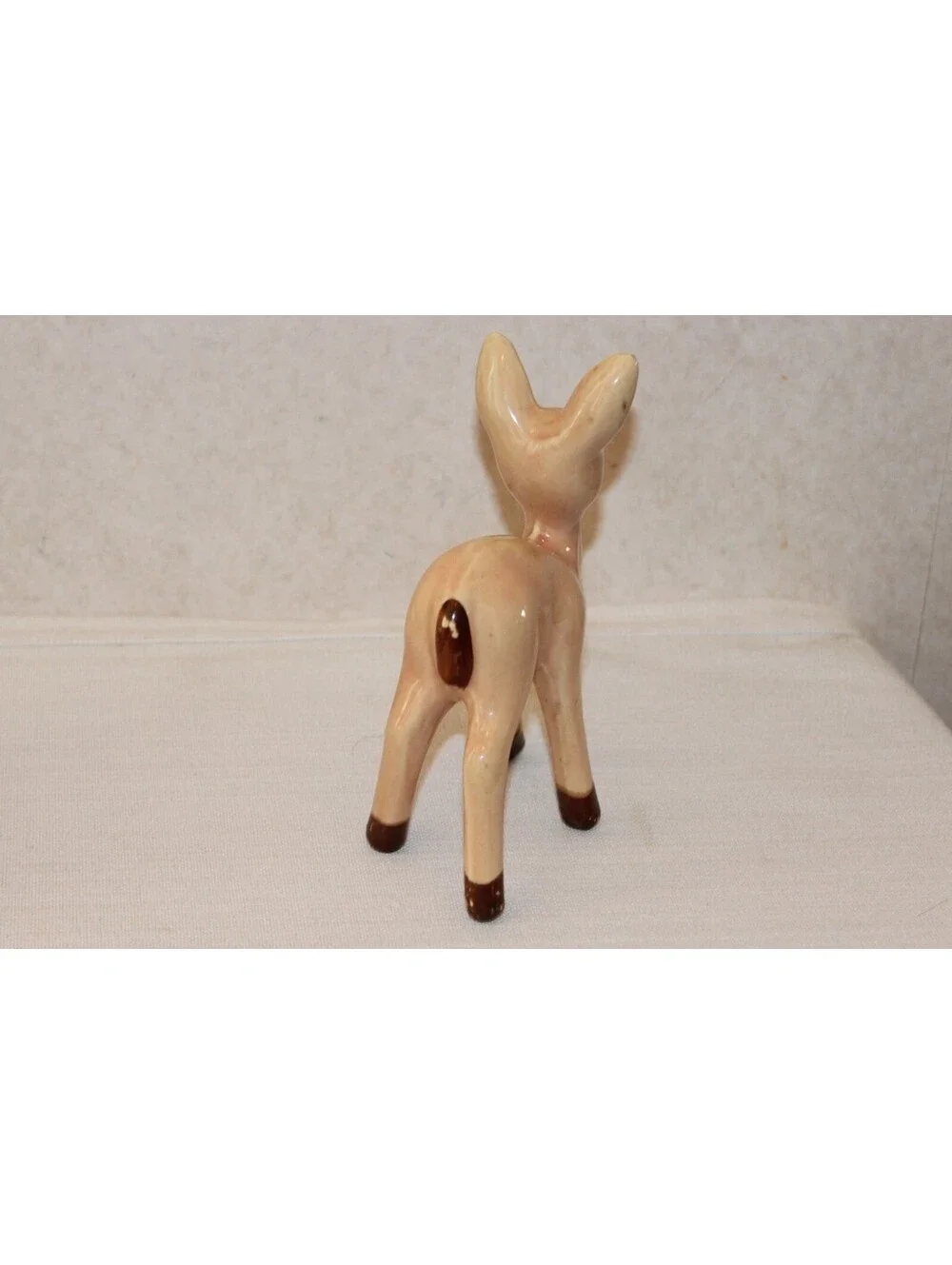 Vintage Mid-Century Ceramic Fawn Deer Figurine Bambi Style Unmarked